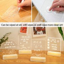 Load image into Gallery viewer, Note Board Creative Led Night Light USB Message Board Holiday Light With Pen Gift For Children Girlfriend Decoration Night Lamp
