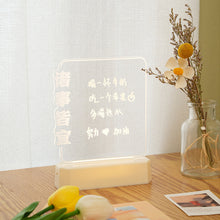 Load image into Gallery viewer, Note Board Creative Led Night Light USB Message Board Holiday Light With Pen Gift For Children Girlfriend Decoration Night Lamp

