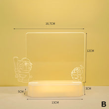 Load image into Gallery viewer, Note Board Creative Led Night Light USB Message Board Holiday Light With Pen Gift For Children Girlfriend Decoration Night Lamp
