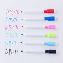 Load image into Gallery viewer, 8pcs Light Board Pen with Erasable Brush 8 Color White Board Markers Pen Kindergarten School Office Board Pens
