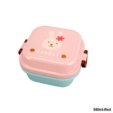Load image into Gallery viewer, Double Layer Cartoon Lunch Box for Kids Children Plastic Bento Box Food Container for School Outdoor Camping Boxs
