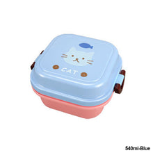 Load image into Gallery viewer, Double Layer Cartoon Lunch Box for Kids Children Plastic Bento Box Food Container for School Outdoor Camping Boxs
