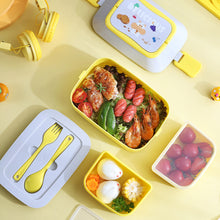 Load image into Gallery viewer, Kawaii Portable Lunch Box For Girls School Kids Plastic Picnic Bento Box Microwave Food Box With Compartments Storage Containers

