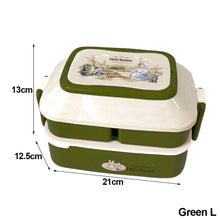 Load image into Gallery viewer, Kawaii Portable Lunch Box For Girls School Kids Plastic Picnic Bento Box Microwave Food Box With Compartments Storage Containers
