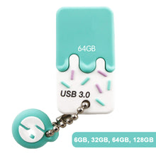 Load image into Gallery viewer, HP 64GB 32GB USB Flash Drive Cute Pendrive 2.0 Blue Pink
