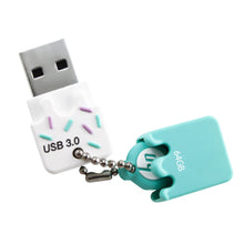 Load image into Gallery viewer, HP 64GB 32GB USB Flash Drive Cute Pendrive 2.0 Blue Pink
