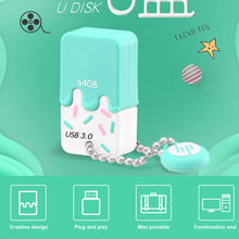 Load image into Gallery viewer, HP 64GB 32GB USB Flash Drive Cute Pendrive 2.0 Blue Pink
