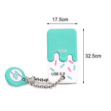 Load image into Gallery viewer, HP 64GB 32GB USB Flash Drive Cute Pendrive 2.0 Blue Pink
