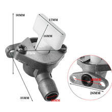 Load image into Gallery viewer, Carburetor Fuel Tank Tap Switch Pocket Cock Valve Switch for 2 Stroke 47cc 49cc Mini ATV Quad Dirt Pit Bike Scooter
