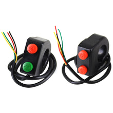 Load image into Gallery viewer, 22mm Motorcycle Handlebar Horn And Headlight Combination Switch Button Motor Switches Turn Signal Modification ATV Accessories
