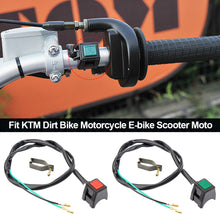 Load image into Gallery viewer, Motocycle ON OFF Handlebar Switch Engine Starter Kill Switch Fit KTM Dirt Bike Motorcycle E-bike Scooter Motor
