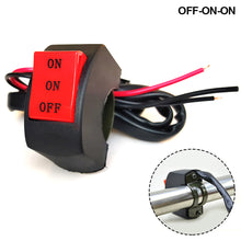 Load image into Gallery viewer, Motorcycle Handlebar LED Headlight Switch Far Near Three Line Switch Button Driving Light Switch Motorbike
