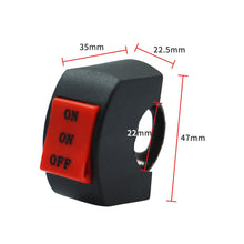Load image into Gallery viewer, Motorcycle Handlebar LED Headlight Switch Far Near Three Line Switch Button Driving Light Switch Motorbike
