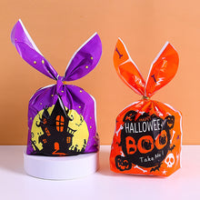 Load image into Gallery viewer, 50pcs Halloween Candy Bag Pumpkin Ghost Snack Biscuit Gift Bag Trick or Treat Kids Favors Halloween Party Decoration Supplies
