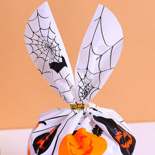 Load image into Gallery viewer, 50pcs Halloween Candy Bag Pumpkin Ghost Snack Biscuit Gift Bag Trick or Treat Kids Favors Halloween Party Decoration Supplies
