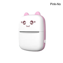 Load image into Gallery viewer, Portable Thermal Printer Mini Cat Print Paper Photo Pocket Thermal Printer 57mm Printing Wireless BT 200dpi Android IOS Printers

