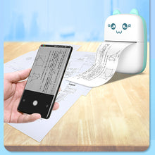 Load image into Gallery viewer, Portable Thermal Printer Mini Cat Print Paper Photo Pocket Thermal Printer 57mm Printing Wireless BT 200dpi Android IOS Printers
