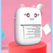 Load image into Gallery viewer, Portable Thermal Printer Mini Cat Print Paper Photo Pocket Thermal Printer 57mm Printing Wireless BT 200dpi Android IOS Printers
