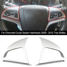 Load image into Gallery viewer, Car Steering Wheel Panel Cover Trim Sticker Chrome for Chevrolet Cruze Sedan Hatchback 2009 - 2015 Trax Malibu
