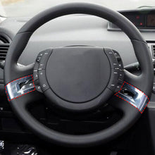 Load image into Gallery viewer, Car Trim Sticker Steering Wheel Cover Stickers for Citroen C4 Classic 2012 - 2016 1.6MT,1.6AT,2.0MT,2.0AT Parts Car Styling ABS Chrome
