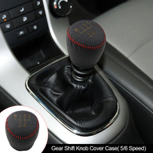 Load image into Gallery viewer, Car eather Gear Collars 5/6 Speed Car Shift Knob Cover Case for Chevrolet Cruze Sedan Hatchback 2009 - 2015 GE
