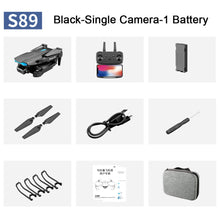 Load image into Gallery viewer, Mini Drone S89 pro 4k Profesional HD Dual Camera WiFi Fpv Drones Height Preservation Rc Helicopters Quadcopter Toys
