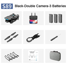 Load image into Gallery viewer, Mini Drone S89 pro 4k Profesional HD Dual Camera WiFi Fpv Drones Height Preservation Rc Helicopters Quadcopter Toys
