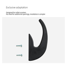 Load image into Gallery viewer, Electric Scooter Front Hanger Accessories Scooter Bag Helmet Dual Claw Hook Bags Grip Storage Holder Rack For Xiaomi M365/1S/Pro

