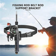 Load image into Gallery viewer, Adjustable Strap Fishing Stand Assist Tackle Rod Holder Lure Fishing Belt Inserter Gimbal Fighting Waist Support Stand Up
