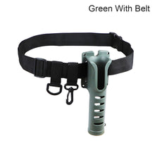 Load image into Gallery viewer, Adjustable Strap Fishing Stand Assist Tackle Rod Holder Lure Fishing Belt Inserter Gimbal Fighting Waist Support Stand Up
