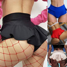 Load image into Gallery viewer, Fitness Yoga Shorts Women Skirts Pants High Waist Pole Dance Ruffled Hot Short Pant Sports Mini Tight Pleated
