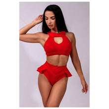 Load image into Gallery viewer, Fitness Yoga Shorts Women Skirts Pants High Waist Pole Dance Ruffled Hot Short Pant Sports Mini Tight Pleated
