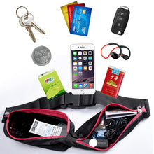 Load image into Gallery viewer, Adjustable Gym Bag Waterproof Sports Bag Running Waist Bag Pocket Running Cycling Jogging Waist Belt Pack Phone Pouch Pocket
