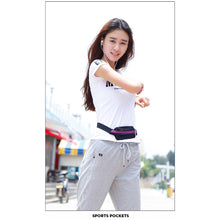 Load image into Gallery viewer, Adjustable Gym Bag Waterproof Sports Bag Running Waist Bag Pocket Running Cycling Jogging Waist Belt Pack Phone Pouch Pocket
