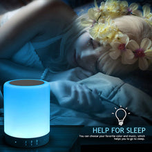 Load image into Gallery viewer, Night Light with Bluetooth Speaker, Smart Touch Sensor Bedside Lamp

