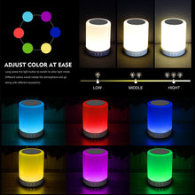 Load image into Gallery viewer, Night Light with Bluetooth Speaker, Smart Touch Sensor Bedside Lamp
