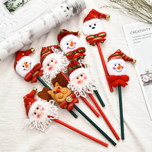 Load image into Gallery viewer, Christmas Pencil Christmas Stationery Gifts Cartoon Santa Snowman School Pencil Supplies Gifts Awards
