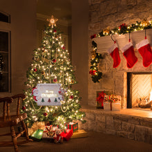 Load image into Gallery viewer, Merry Christmas Happy Newyear Decoration Light Board for Door Christmas Tree Light Wall Hanging Lamp Xmas Wood Decoration with Light Gifts
