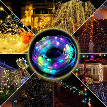 Load image into Gallery viewer, 10M/20M USB Christmas Tree LED String Lights with Smart Bluetooth App Remote Control Christmas Home Decor Fairy Lights Garland
