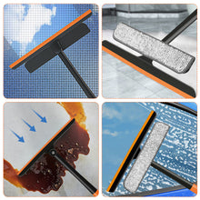 Load image into Gallery viewer, 3 in 1 Glass Squeegee Cleaning Brush with Scraper Home Ceramic Floor Window Cleaning Tool with Handle
