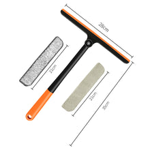 Load image into Gallery viewer, 3 in 1 Glass Squeegee Cleaning Brush with Scraper Home Ceramic Floor Window Cleaning Tool with Handle
