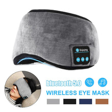 Load image into Gallery viewer, Soft Comfortable Bluetooth Sleeping Headphones Eye Mask Sleep Music Intelligent Bluetooth Headband Elastic Wireless Music Earphones
