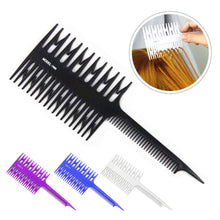 Load image into Gallery viewer, Professional Hair Comb Hair Dyeing Highlight Hair Brush Fish Wide Tooth Zone Comb Barber Hairdressing Comb Hair Styling Tool

