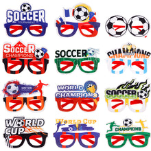 Load image into Gallery viewer, Qatar World Cup Glasses Decoration Photo Props Football World Cup Fan Supplies Party Glasses Soccer Fighting Glasses
