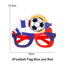 Load image into Gallery viewer, Qatar World Cup Glasses Decoration Photo Props Football World Cup Fan Supplies Party Glasses Soccer Fighting Glasses
