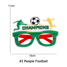 Load image into Gallery viewer, Qatar World Cup Glasses Decoration Photo Props Football World Cup Fan Supplies Party Glasses Soccer Fighting Glasses
