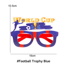 Load image into Gallery viewer, Qatar World Cup Glasses Decoration Photo Props Football World Cup Fan Supplies Party Glasses Soccer Fighting Glasses
