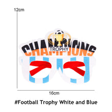 Load image into Gallery viewer, Qatar World Cup Glasses Decoration Photo Props Football World Cup Fan Supplies Party Glasses Soccer Fighting Glasses
