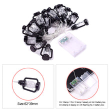 Load image into Gallery viewer, Fairy Lights LED Retro Kerosene Lamp String Lights Christmas Light Battery Powered Outdoor Home Christmas Decoration Xmas Navidad
