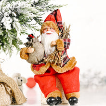 Load image into Gallery viewer, 35cm Santa Claus Doll Christmas Tree Ornament Merry Christmas Decorations For Home Xmas Navidad Gifts New Year 2023
